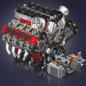 V8 슈퍼카 엔진 8기통 엔진 조립 파워펑션