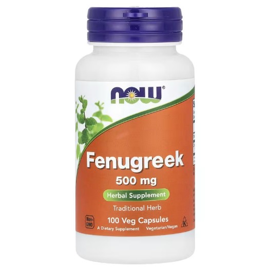 나우푸드 NOW 호로파 추출물 500mg 100정 fenugreek 고약사 약들약