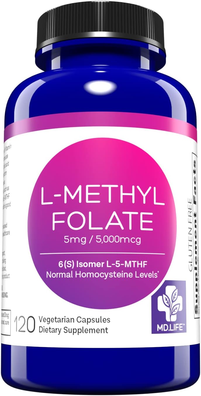 엠디라이프 엠디라이프 엘-<b>메틸폴레이트 5mg</b> 120캡슐