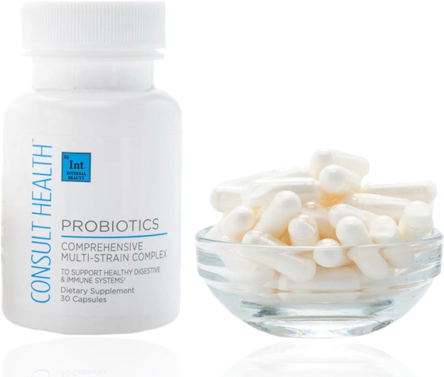 컨설트 헬스 프로바이오틱 <b>컴프리헨시브</b> 멀티-스트레인 콤플렉스 캡슐 30개입 1팩