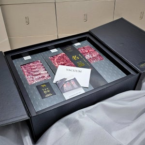 [진공형 FLO] 설날 명절 한우선물세트 1.1KG 살치살 채끝 새우등심 꽃등심 국거리