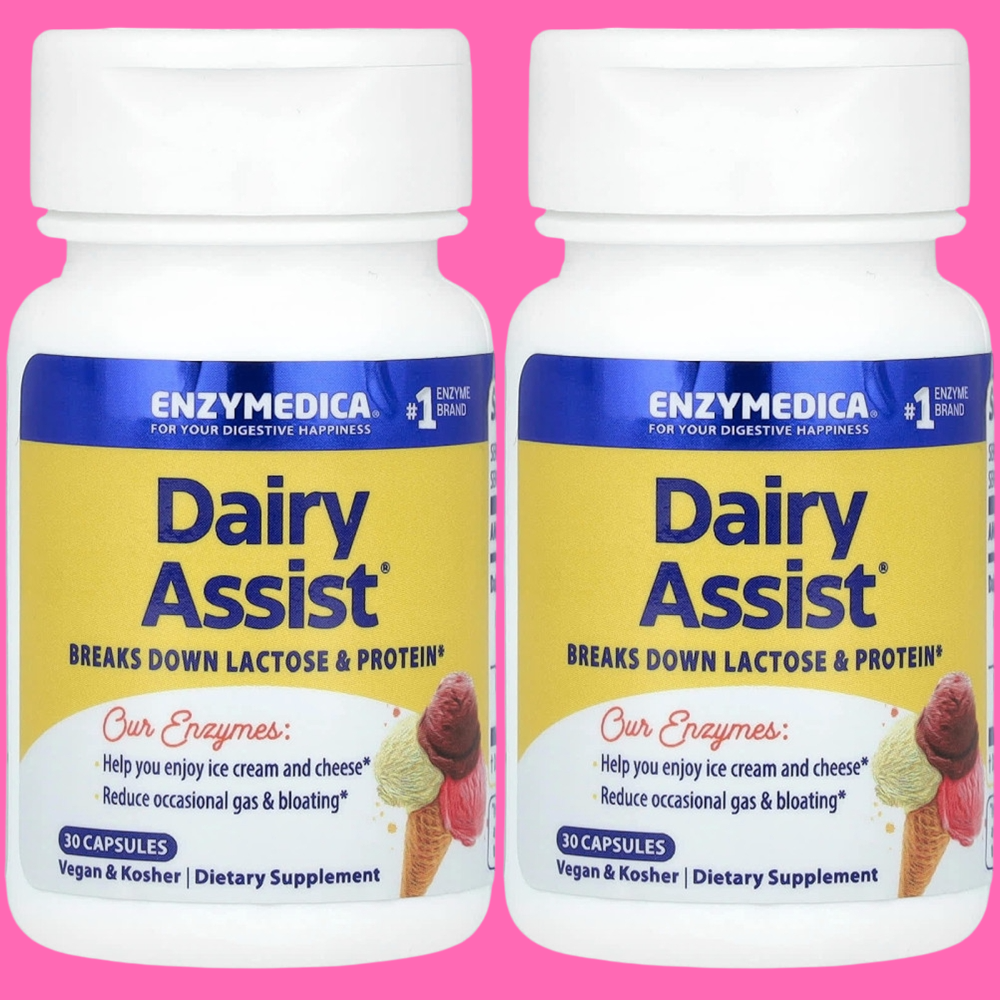 엔자이메디카 락타아제 프로테아제 <b>데어리어시스트</b> 30정 2개