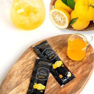 아리푸드 고흥 꿀유자차 액상 스틱 수제 유자청 30g 50개