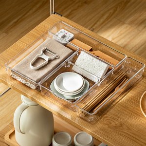 서랍장정리함 옷장서랍정리 서랍칸막이 투명수납정리함