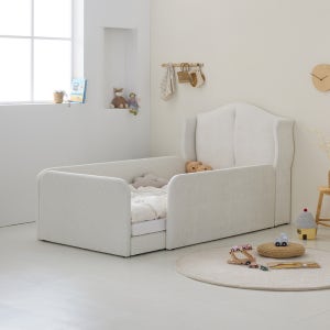 더베드캠프511 프리스틴 아기침대 데이베드 패브릭 저상형 안전가드 슈퍼싱글