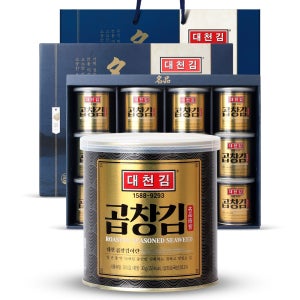 [총8개] 대천김 곱창김 캔김 30g 12캔