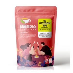 티플레이스 볶은 레몬그라스차 티백 50티백 전통차 허브차 침출차