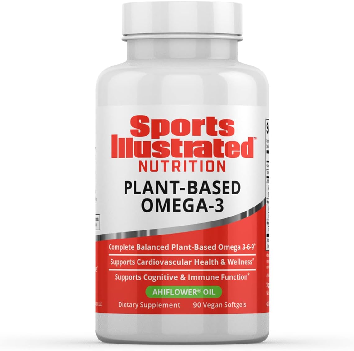 스포츠일러스트레이티드뉴트리션 <b>플랜트</b> <b>베이스드 오메가</b> <b>3</b> 아히플라워 오일 90소프트젤 <b>오메가</b> <b>3</b> 알파 리놀렌산 <b>오메가</b> <b>3-6-9</b>