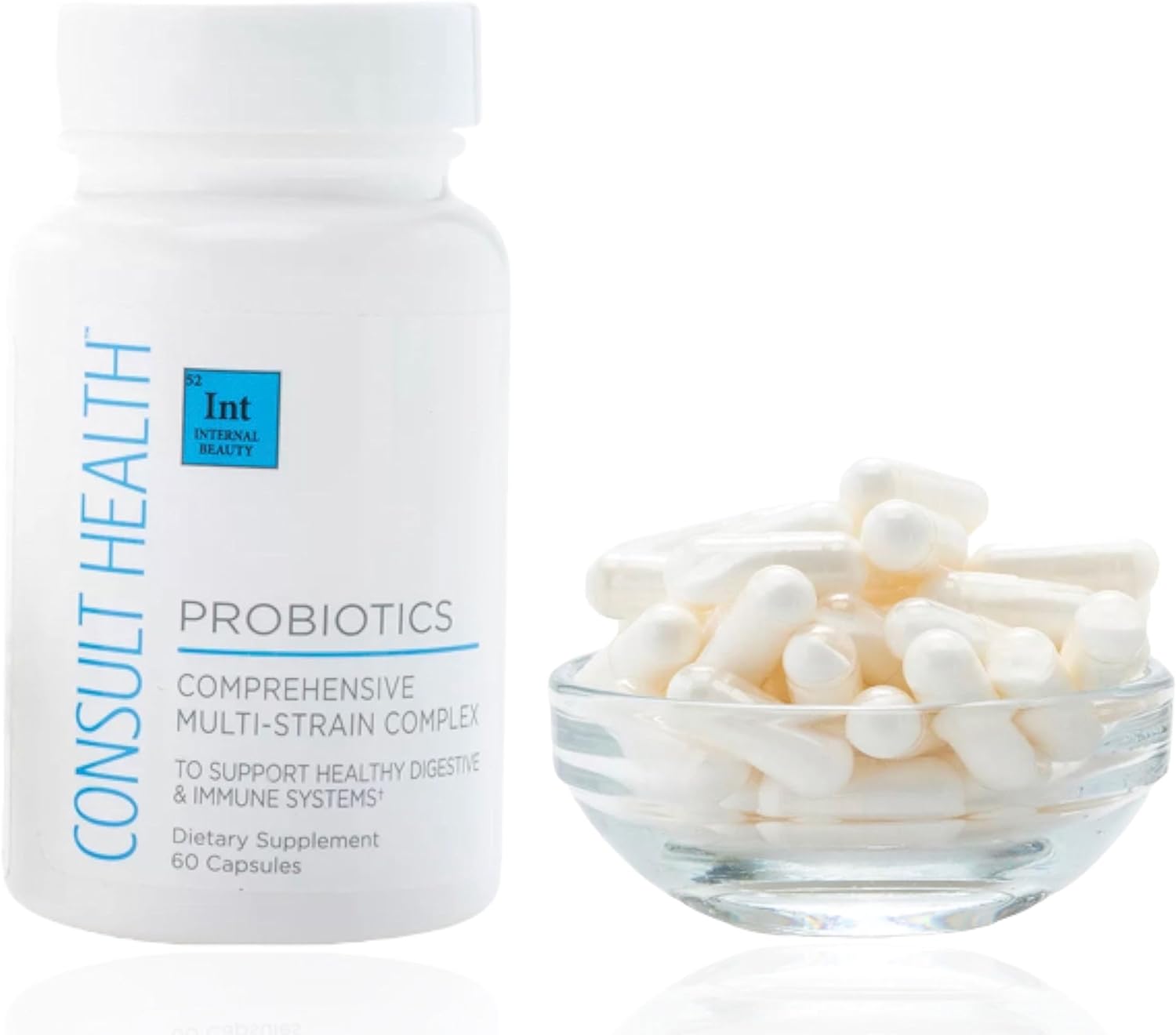 컨설트 헬스 프로바이오틱 <b>컴프리헨시브</b> 멀티-스트레인 콤플렉스 60캡슐 1팩