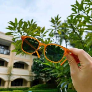 남자 선글라스 여름 바캉스 반투명 뿔테