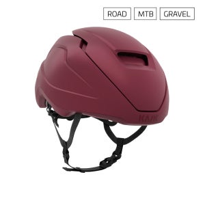 카스크 와사비 에어로 자전거 헬멧 버건디매트