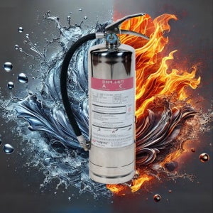 비전도성 소화기 엔클리어04 국내 유일 KFI형식승인 제품 친환경 무독성