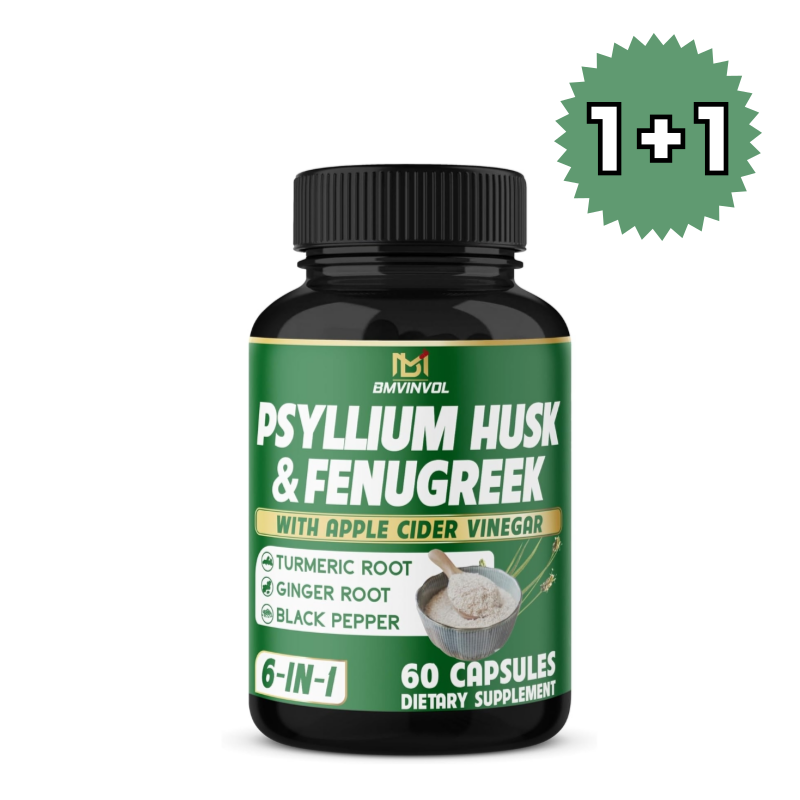 1+1 BMVINVOL 실리엄 허스크 <b>Psyllium Husk</b> 60캡슐