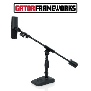Gator Frameworks 게이터 데스크형 팟캐스트, 베이스 드럼용 붐 마이크 스탠드 (GFW-MIC-0822)