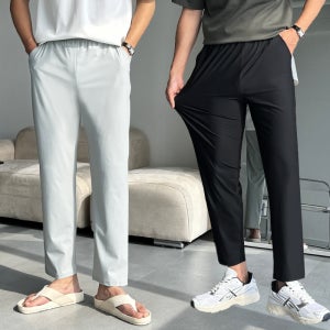 [1+1할인]추워 남자 아이스쿨링 냉장고 스판 밴딩 팬츠