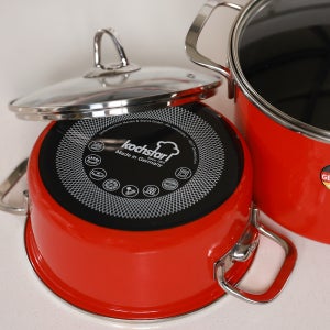 독일 콕스타 메탈리카 인덕션 법랑 냄비 주물 범랑 솥밥 무연마제 저압 깊은양수냄비 24cm