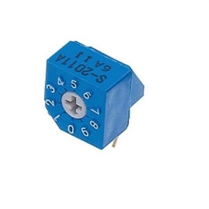 S-2011A / S-2031A / 10진 로터리코드 스위치 / 상부조절 / COPAL / Rotary Code Switches