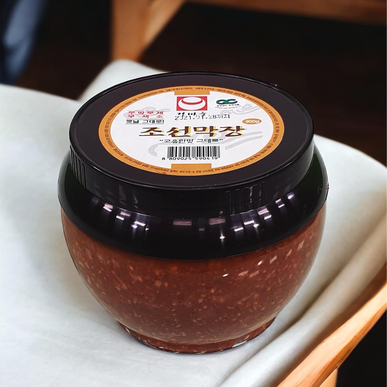 장마을 조선 막장 900g 재래식 전통 시골 맛있는 국산콩 쌈장 된장