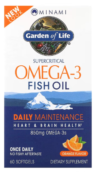 초임계 <b>오메가3 피쉬오일</b> DHA EPA 850mg 60소프트젤