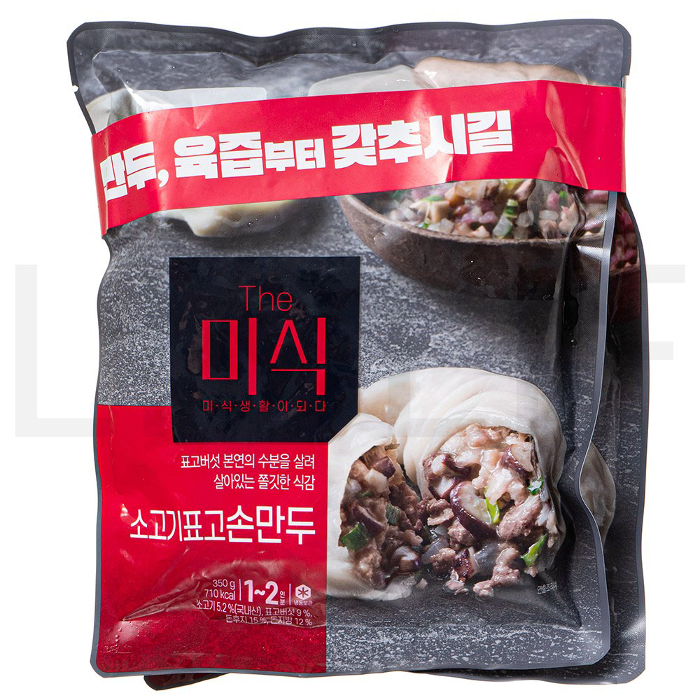 더미식 만두 김치교자 (냉동), 350g, 2개