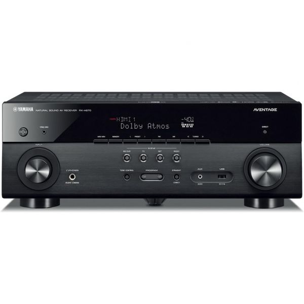 Yamaha AVENTAGE Audio Video Component Receiver RXA670BL Black