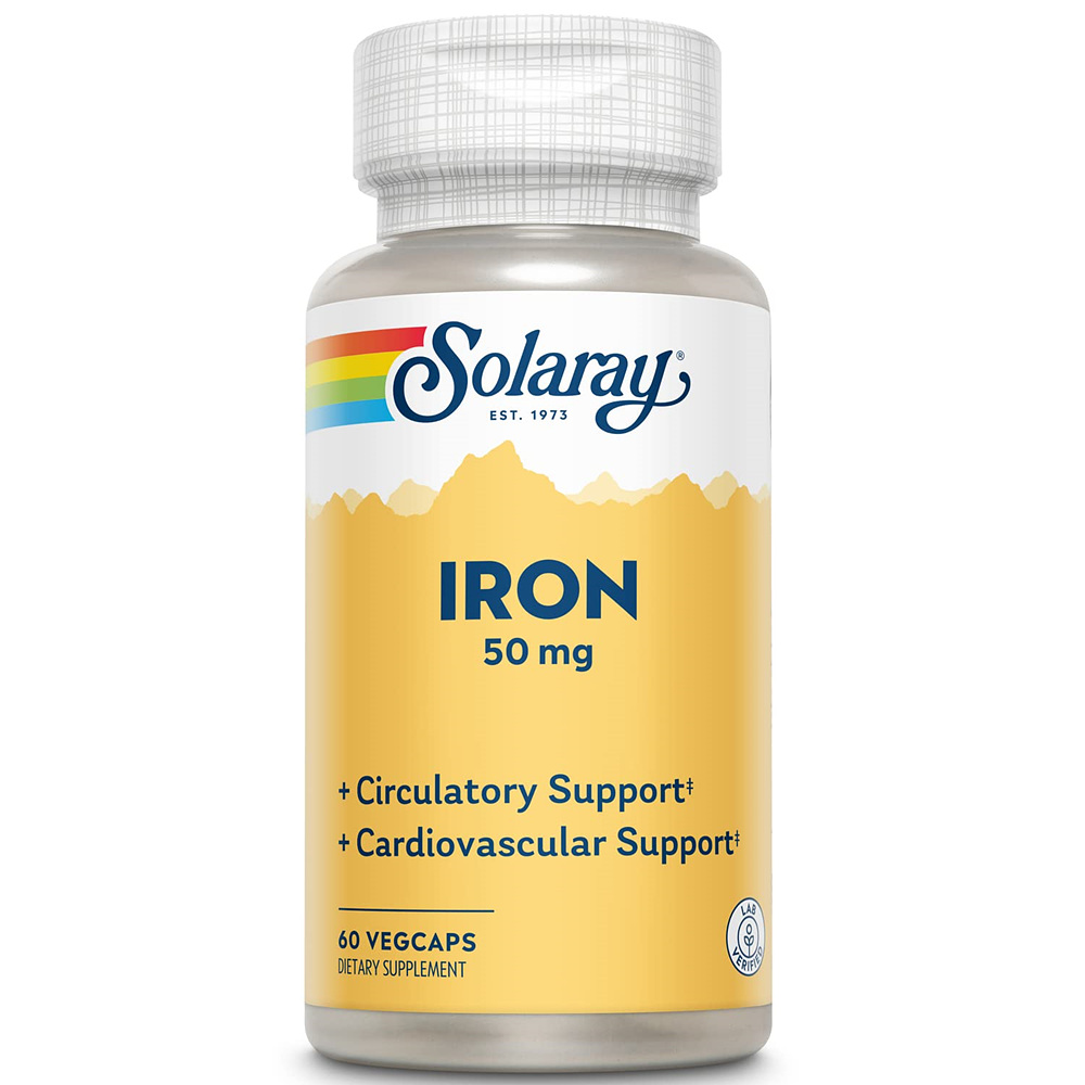 솔라레이 아이언 <b>Iron 50mg</b> 60베지캡스`
