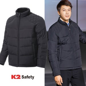 K2 세이프티 남자 겨울 경량 패딩 점퍼 역시즌 방한복 작업복 근무복 워크웨어 F130