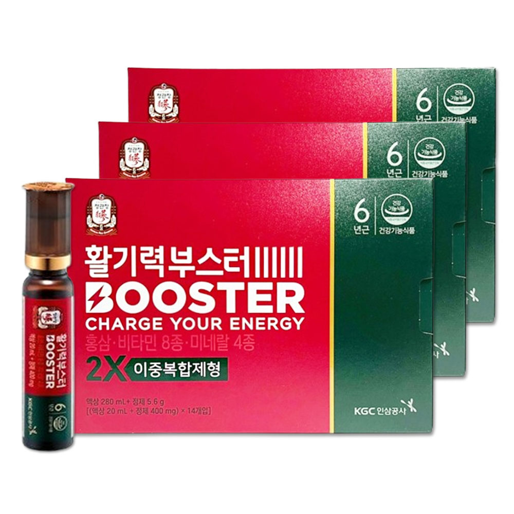 <b>정관장</b> 활기력 부스터 에너지부스터 20ml x 14병 x 3박스