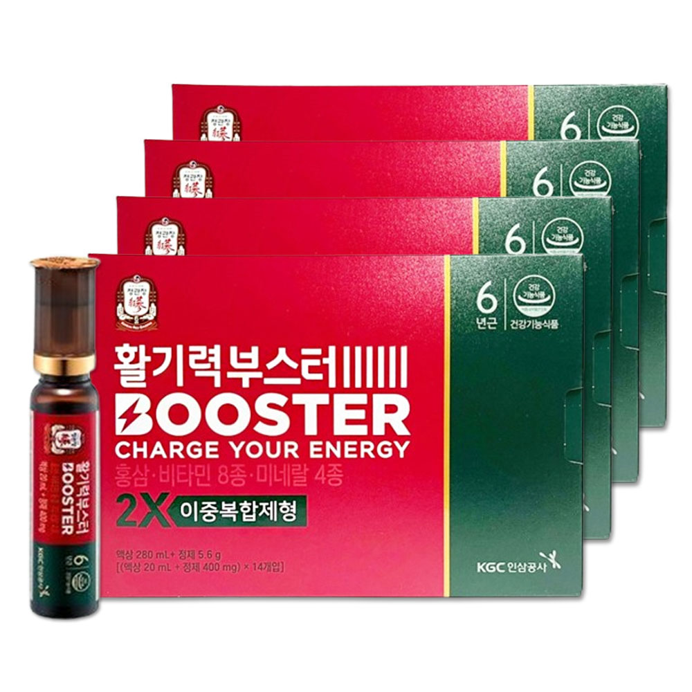 <b>정관장</b> 활기력 부스터 에너지부스터 20ml x 14병 x 4박스