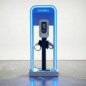 EVC1 전기차 충전기 LED 블루라이트 급속 소형 캐노피