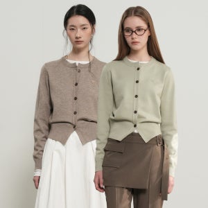 [제너럴아이디어 WOMAN] 에센셜 크루넥 가디건 [8COL] / WBD3L04501