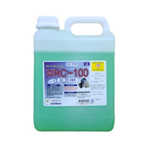 WRC-100 얼지 않는 발수코팅제 4L 발수 코팅 외부 유리창 바닥 건물 세제 세정제