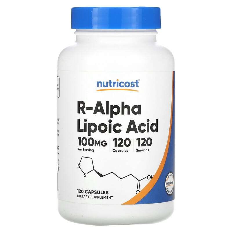 뉴트리코스트 알파리포산 R형 알리포산 100mg 120캡슐
