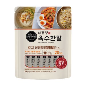 해통령 육수한알 분말 스틱형 깊고 진한맛 80g / 20개입