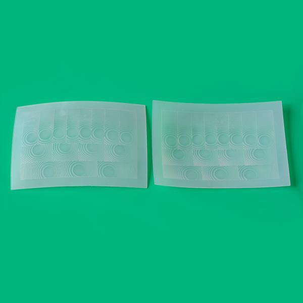 61x42.7mm Schistose HDPE 프레 넬 렌즈, 먼 감지 거리 인체 적외선 유도 광학 PIR