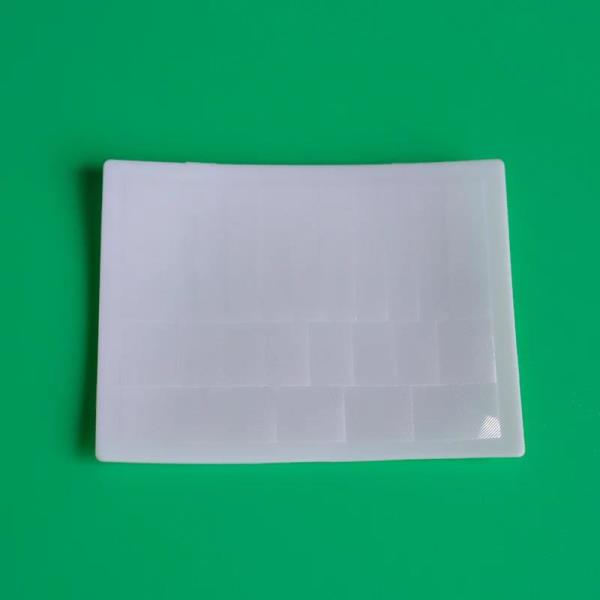 56.8X44.6mm PIR HDPE 프레 넬 렌즈 감지 각도 120 도, 인체 적외선 유도 센서 야간 Lght