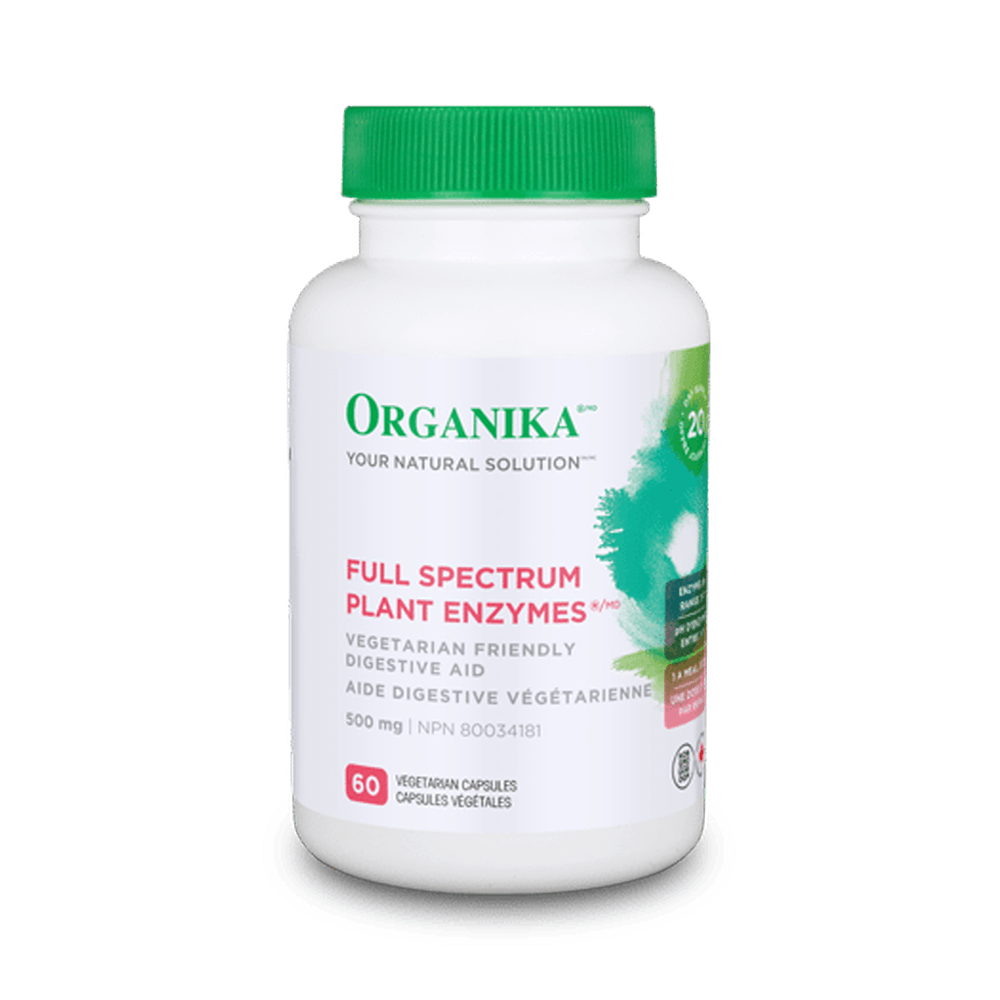 <b>오가니카</b> 천연소화제 식물<b>효소</b> 500mg 60vcaps