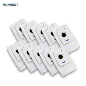 [호환] 본더스트 에코백스 X2 옴니 X5 옴니 T30S 프로 먼지봉투 더스트백 10개입