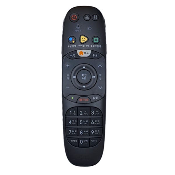 LG 정품 유플러스 IPTV 통합 OTT 리모컨B (넷플릭스, 유투브, 쿠팡 플레이 등 포함)