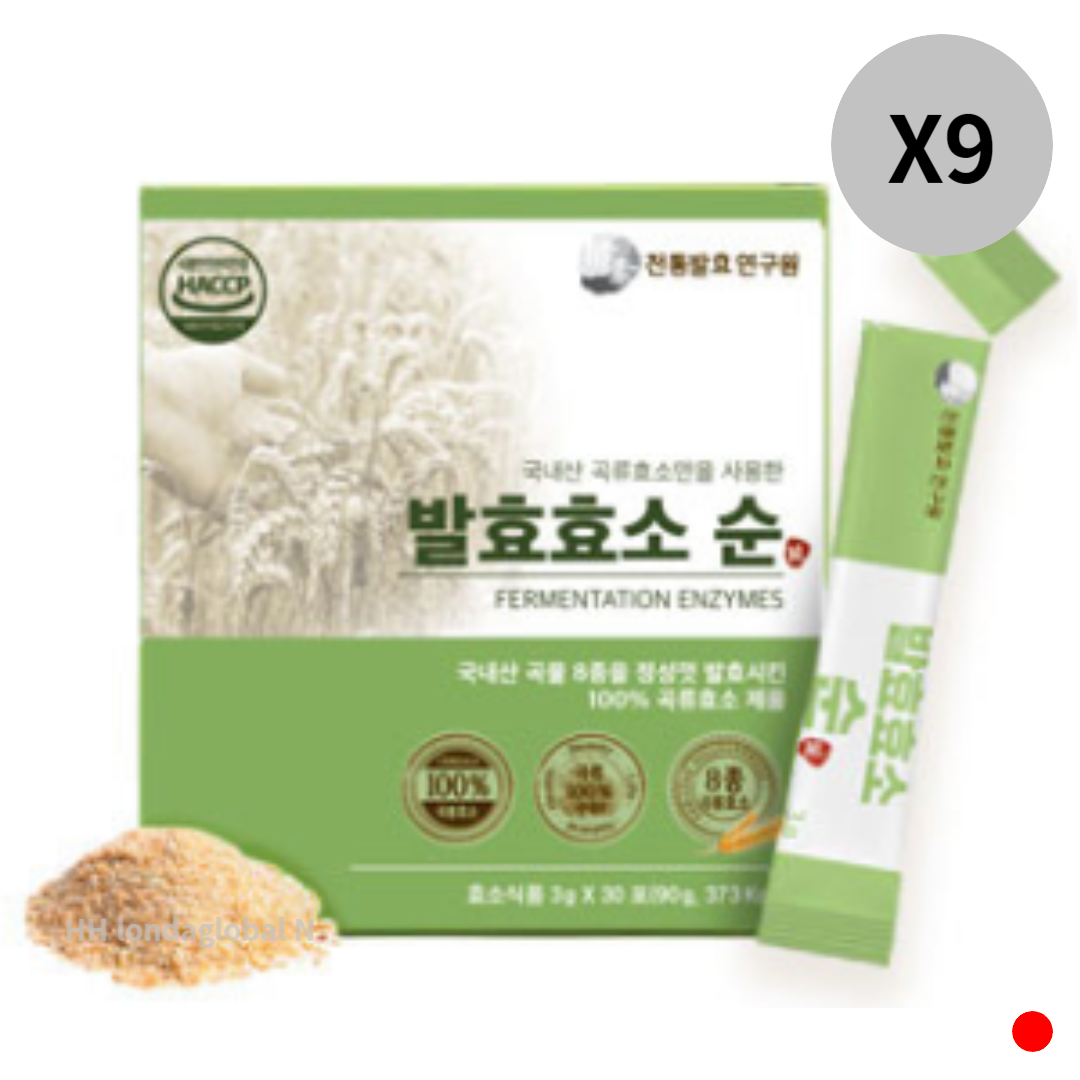 메디트리 발효 효소 순 아밀라아제 소화 곡물 30포 X9