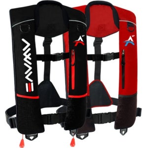 [어웨이브] XL(대) 기본형 자동팽창식 구명조끼 KC인증 국내생산 수분감지 책임보험