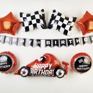 스포츠카 자동차 생일 파티풍선 세트 초등학생 남학생 F1풍선 자동차경주