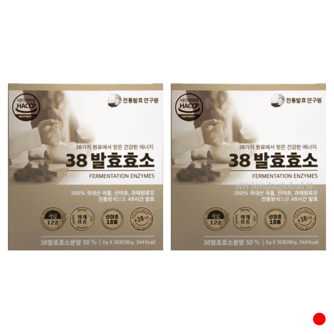 메디트리 38발효 효소 아밀라아제 소화 곡물 30포 X2