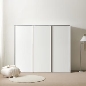 제크리 테일러 E0 슬라이딩 옷장 2400 3통구성 미닫이 키큰 슬라이드 장롱