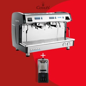 콘티 엑스원 Xone 톨컵 2그룹 에스프레소 반자동 커피머신기