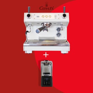 콘티 에이스 1그룹 반자동 커피머신 가정용 홈카페 업소용 에스프레소