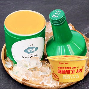 오지상구루메 설국샤베트 애플망고 240ml x 10ea 디저트 아이스크림