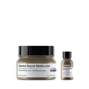 [클리닉/극손상케어] 로레알 앱솔루트 리페어 몰큘러 마스크 250ML (+샴푸 100ml 증정)