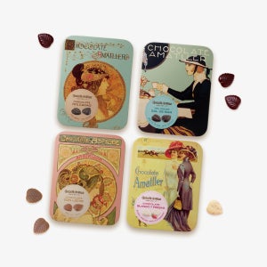 아마틀러 씬 리브 초콜릿 틴 케이스 60g 4종 택 1 스페인 초콜릿 수입 초콜렛 카카오