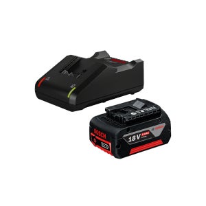 보쉬 충전 리튬이온 배터리 충전세트 GAL 18V-40+GBA 18V 5.0Ah